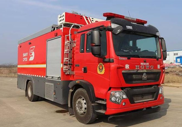 水帶敷設(shè)消防車